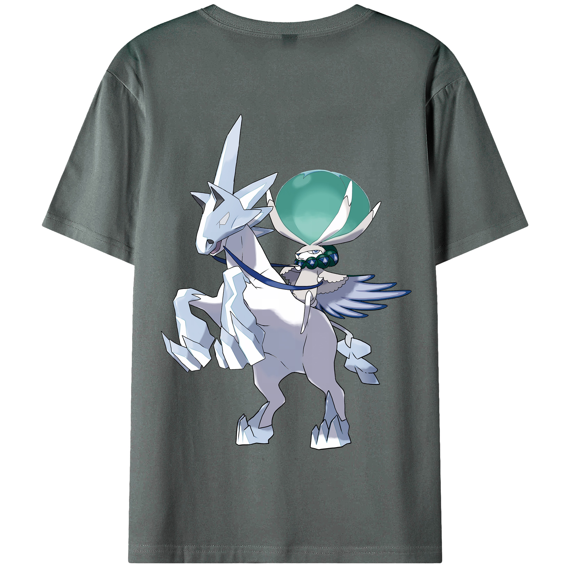 （画像用） ポケットモンスター Pokémon 綿100％半袖Tシャツ（背面プリント）